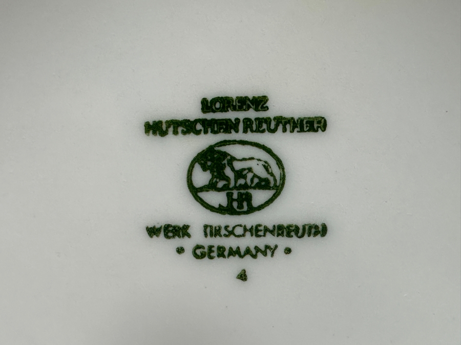 Vintage Mid-Century Modern Lorenz Hutschenreuther White Porcelain Coffee And Tea Service [Photo 8]