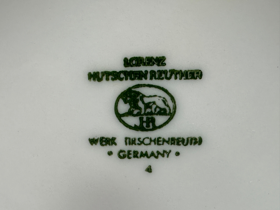 Vintage Mid-Century Modern Lorenz Hutschenreuther White Porcelain Coffee And Tea Service [Photo 7]