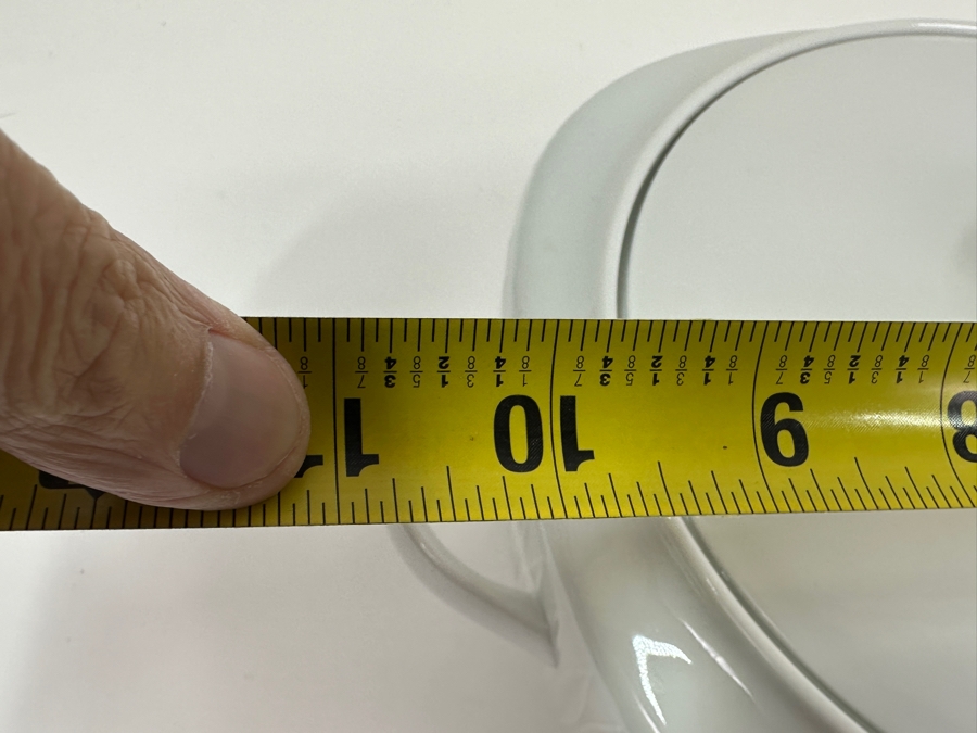 Vintage Mid-Century Modern Lorenz Hutschenreuther White Porcelain Soup Tureen 11W [Photo 5]