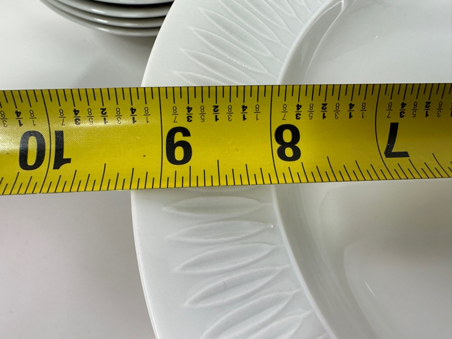 Vintage Mid-Century Modern Lorenz Hutschenreuther White Bowls (24): (8) 9.25', (8) 6' & (8) 6' [Photo 5]