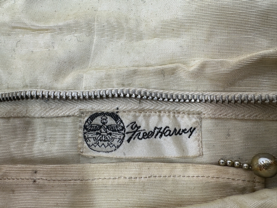 Vintage Fred Harvey Wool Clutch Handbag Chimayo Style From New Mexico With Thunderbird Clasp 10W X 6H [Photo 5]