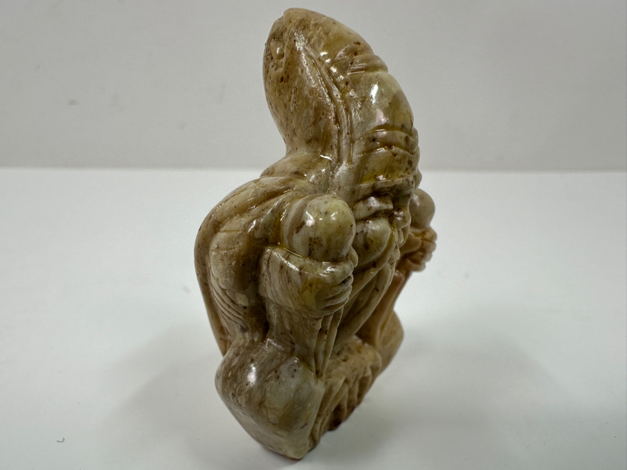 Carved Stone Turtle Figurine 2'L [Photo 4]