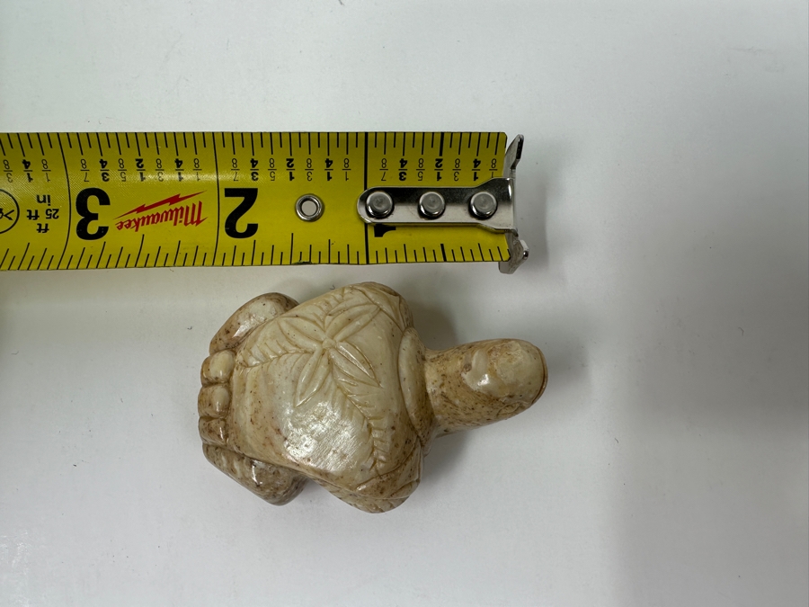 Carved Stone Turtle Figurine 2'L [Photo 6]