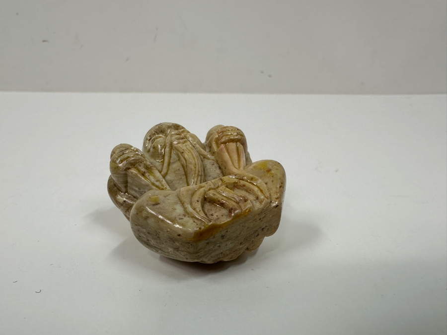 Carved Stone Turtle Figurine 2'L [Photo 5]