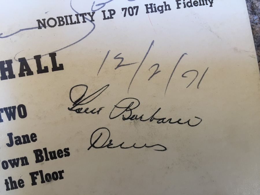 Paul Barbarin And His Jazz Band ‎- Paul Barbarin's Best at Dixieland Hall - Nobility Recording Company ‎- LP-707 - SIGNED [Photo 6]