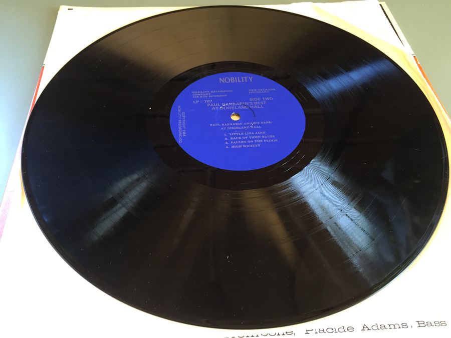 Paul Barbarin And His Jazz Band ‎- Paul Barbarin's Best at Dixieland Hall - Nobility Recording Company ‎- LP-707 - SIGNED [Photo 13]