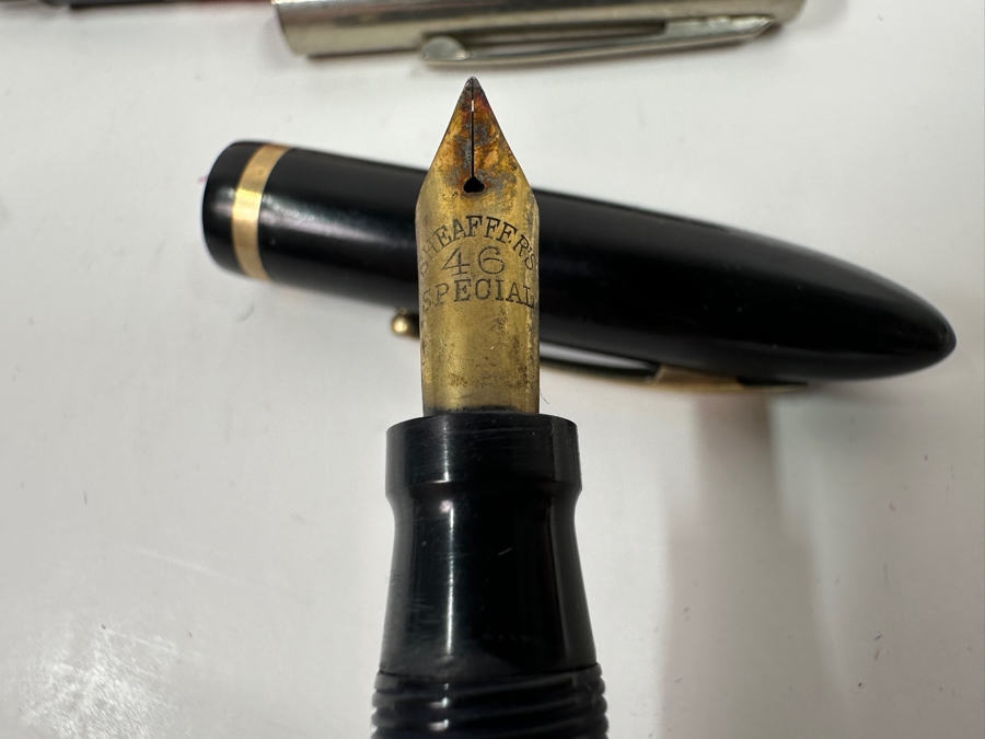 (3) Vintage Fountain Pens - (2) Sheaffer Fountain Pens [Photo 2]
