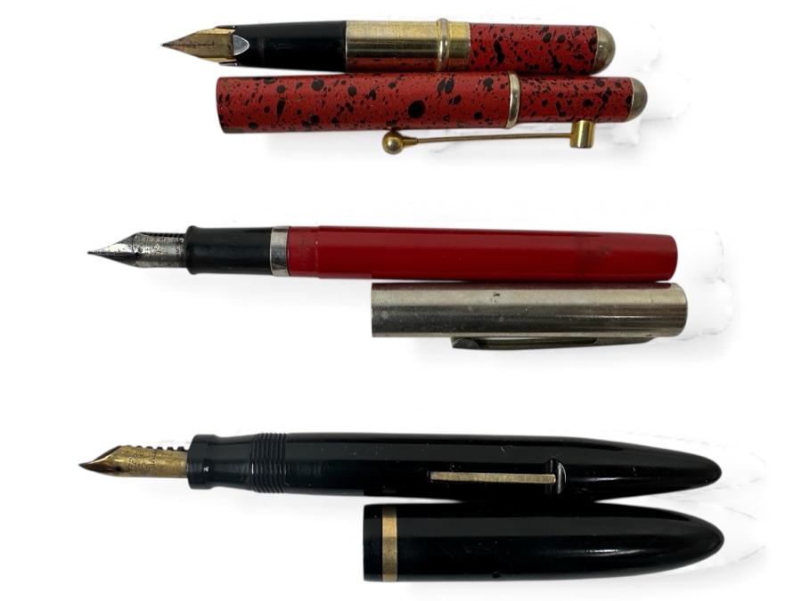 (3) Vintage Fountain Pens - (2) Sheaffer Fountain Pens