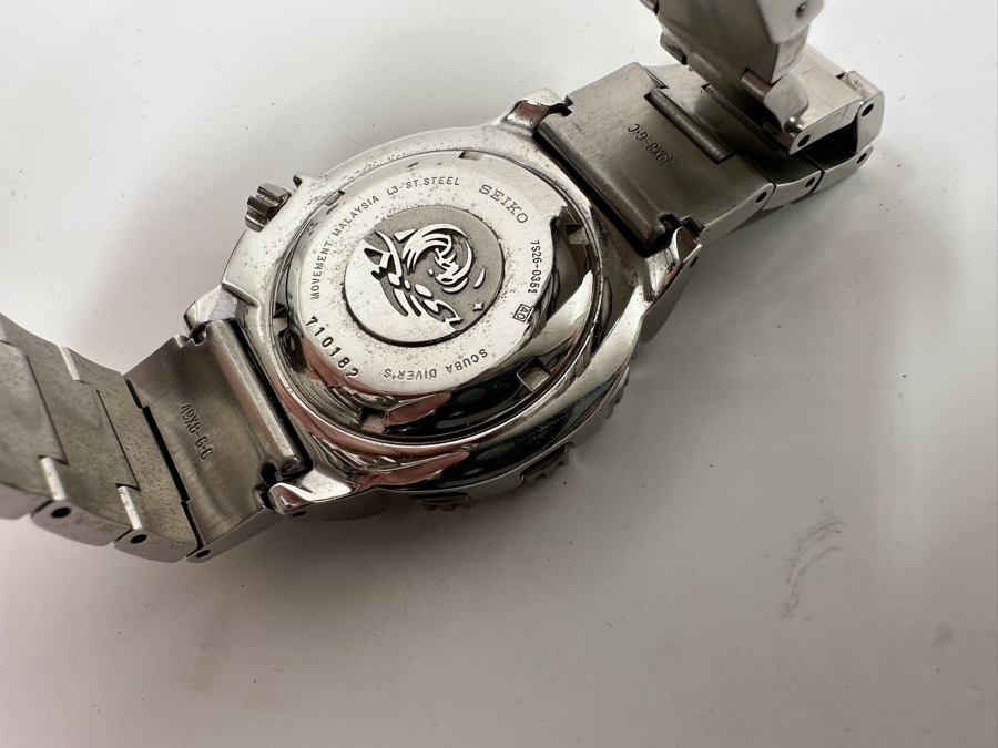 Seiko 'Black Monster' Automatic Diver's Watch Model 7S26-0351 [Photo 2]