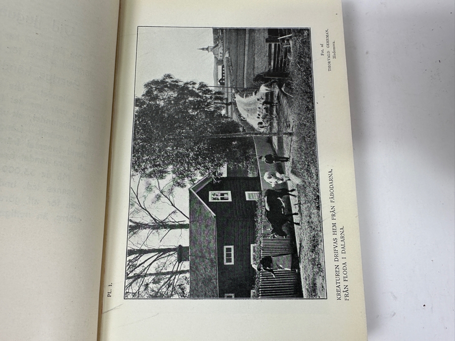 Antique Leatherbound Books Volumes Swedish Tourist Association Yearbooks Stockholm For The Years: 1905, 1912, 1921, 1922, 1923 & 1925 [Photo 5]