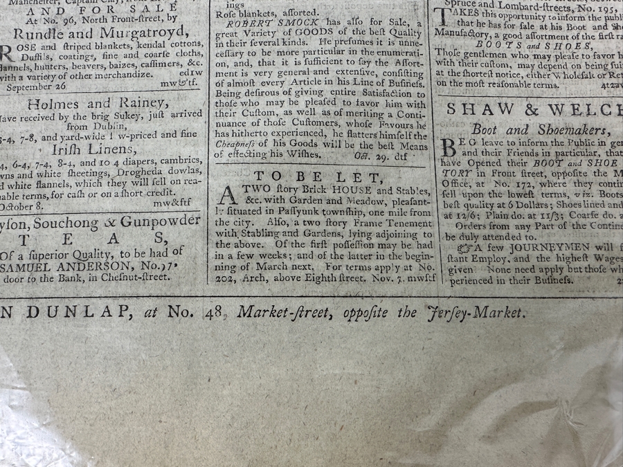 Rare Antique 1791 'Credo Of The New Age' By Product Of The American Revolution First American Printing Of The French Constitution 'Declaration Of The Rights Of Man' France National Assembly Housed In A Calf Case Printed By John Dunlap Philadelphia [Photo 14]