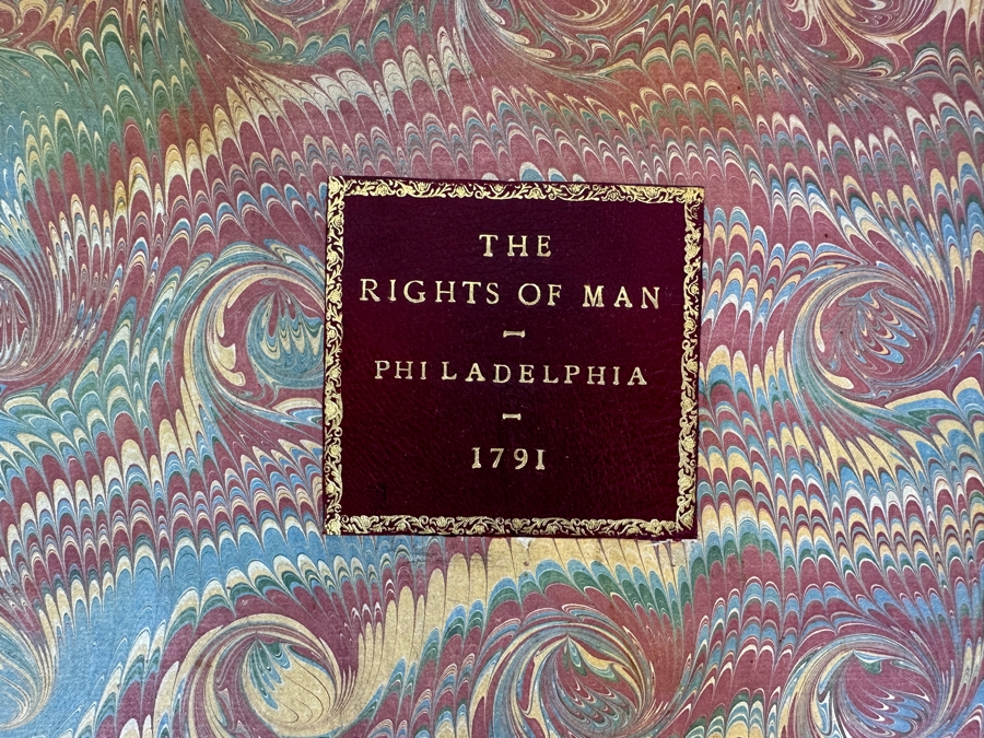 Rare Antique 1791 'Credo Of The New Age' By Product Of The American Revolution First American Printing Of The French Constitution 'Declaration Of The Rights Of Man' France National Assembly Housed In A Calf Case Printed By John Dunlap Philadelphia [Photo 3]