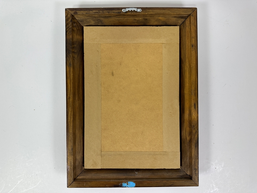 Original Hand Painted Indian Miniature Painting 6 X 10 Framed 11 X 15 [Photo 11]