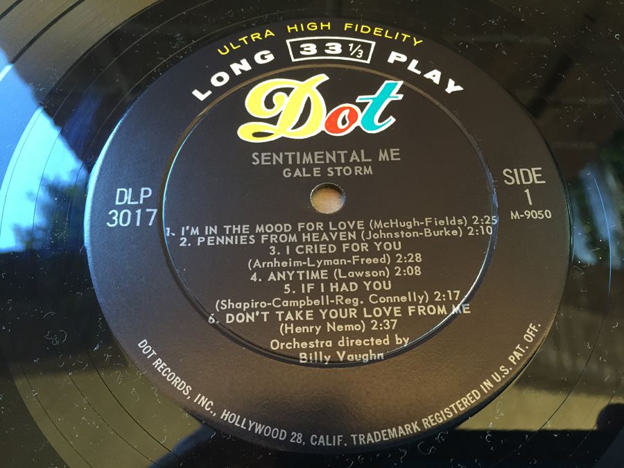 Gale Storm ‎- Sentimental Me - Dot Records ‎- DLP-3017 - SIGNED [Photo 5]