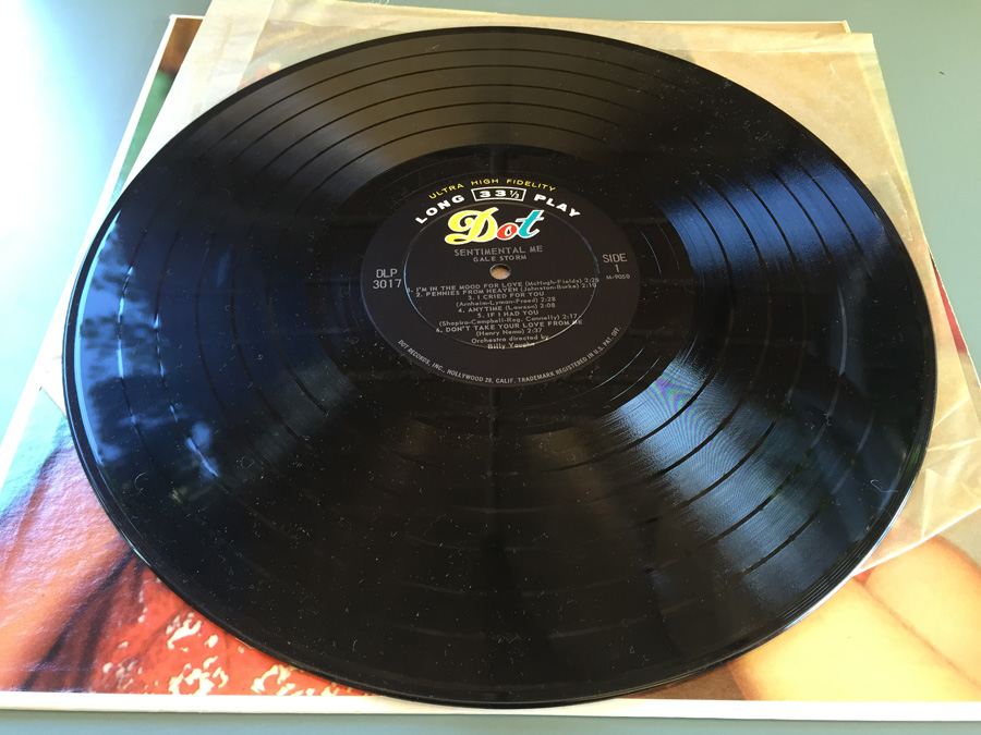 Gale Storm ‎- Sentimental Me - Dot Records ‎- DLP-3017 - SIGNED [Photo 4]
