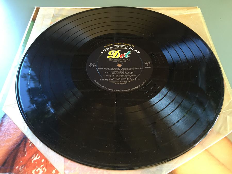 Gale Storm ‎- Sentimental Me - Dot Records ‎- DLP-3017 - SIGNED [Photo 6]