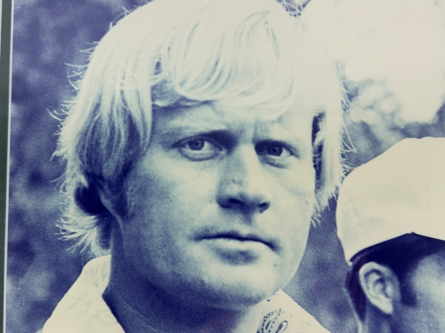 Vintage B&W Photograph Of Professional Golfer Jack Nicklaus & Tom Watson 14' X 11' Framed 20' X 17' [Photo 3]