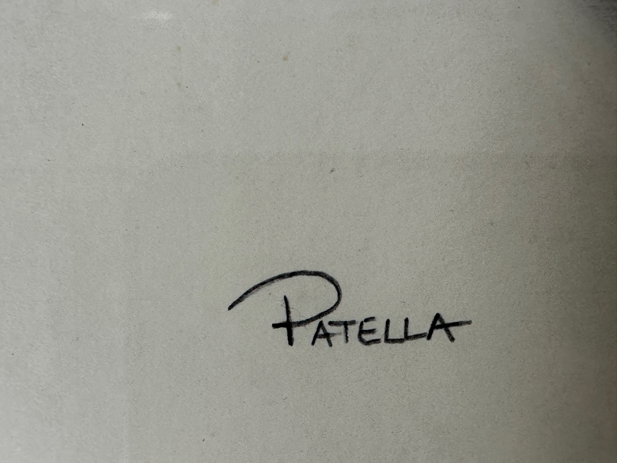 Original Pencil Portrait Drawing On Paper Signed Lower Left Patella 12 X 18 Framed 18 X 24 [Photo 8]