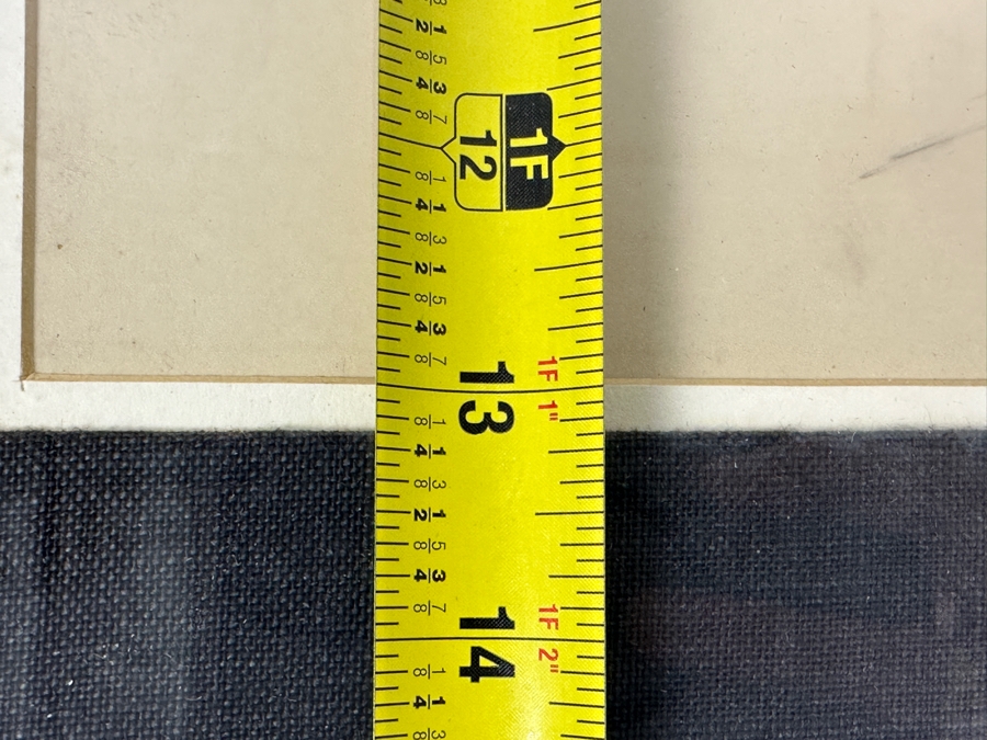 Antonio Beneduce (1900-1975, Italian) Original Pencil Watercolor Nude Portrait Signed Lower Right 10 X 13 Framed 17.5 X 20.5 [Photo 7]