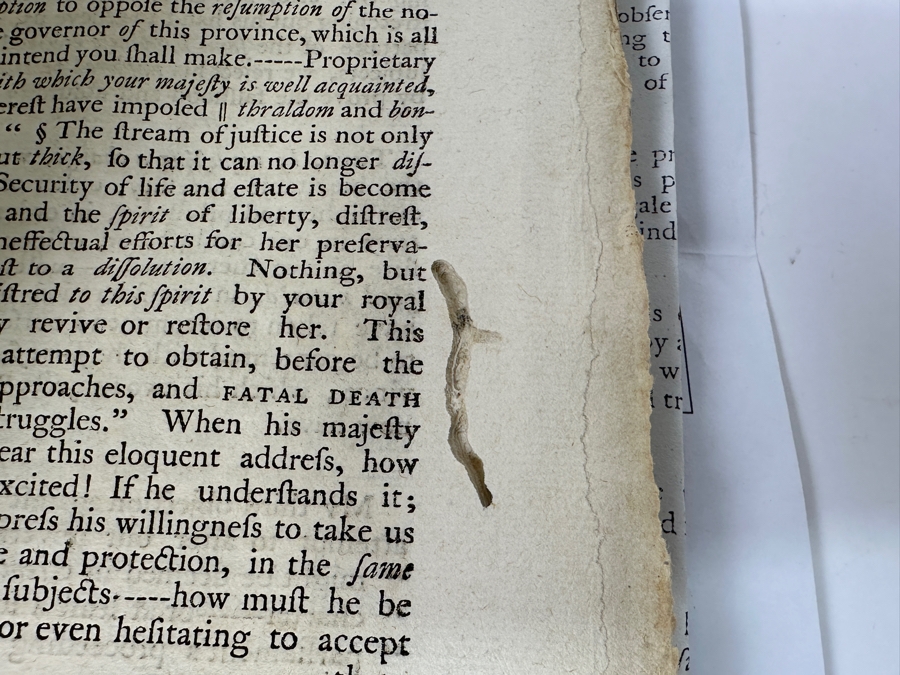 Rare Antique 1764 Book A Reply To A Piece Called The Speech Of Joseph Galloway, Esquire By John Dickinson Purchased From Second Story Books Via Abe Books - See Book Description In Photos And Original Book Listing [Photo 12]