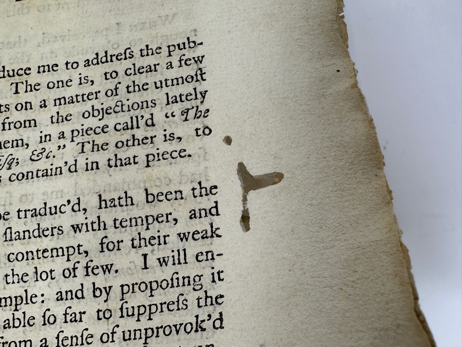 Rare Antique 1764 Book A Reply To A Piece Called The Speech Of Joseph Galloway, Esquire By John Dickinson Purchased From Second Story Books Via Abe Books - See Book Description In Photos And Original Book Listing [Photo 11]