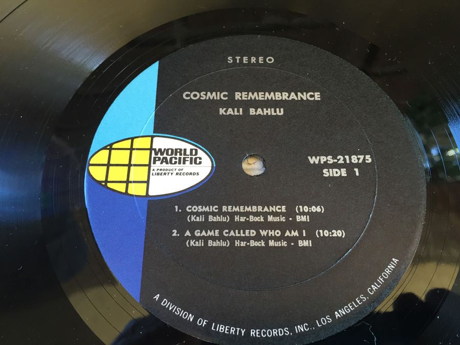 Kali Bahlu ‎- Cosmic Remembrance - World Pacific ‎- WPS-21875 [Photo 13]