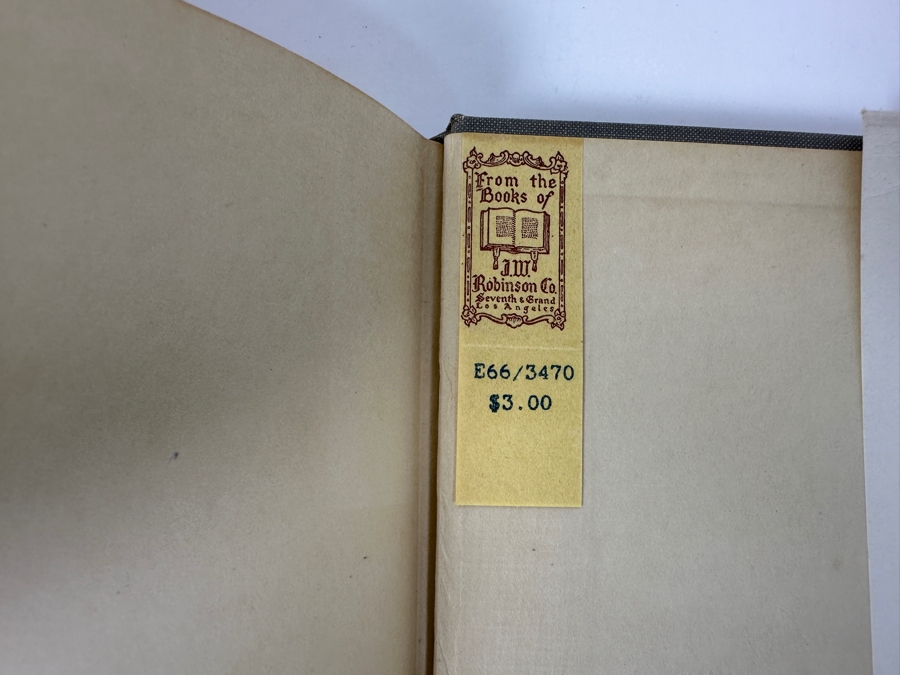 Rare First Printing Of Gone With The Wind By Margaret Mitchell With The Original First Printing Dust Jacket May, 1936 Date - Book In Excellent Condition - Original Dust Jacket Has Some Damage Estimate $5,000-$8,000 [Photo 9]