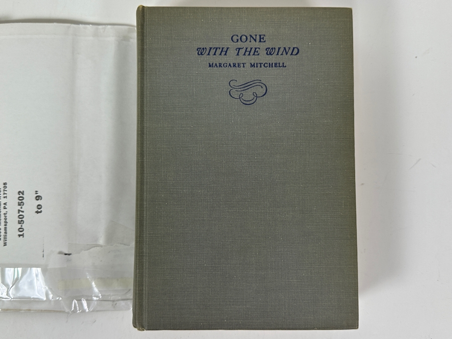 Rare First Printing Of Gone With The Wind By Margaret Mitchell With The Original First Printing Dust Jacket May, 1936 Date - Book In Excellent Condition - Original Dust Jacket Has Some Damage Estimate $5,000-$8,000 [Photo 5]