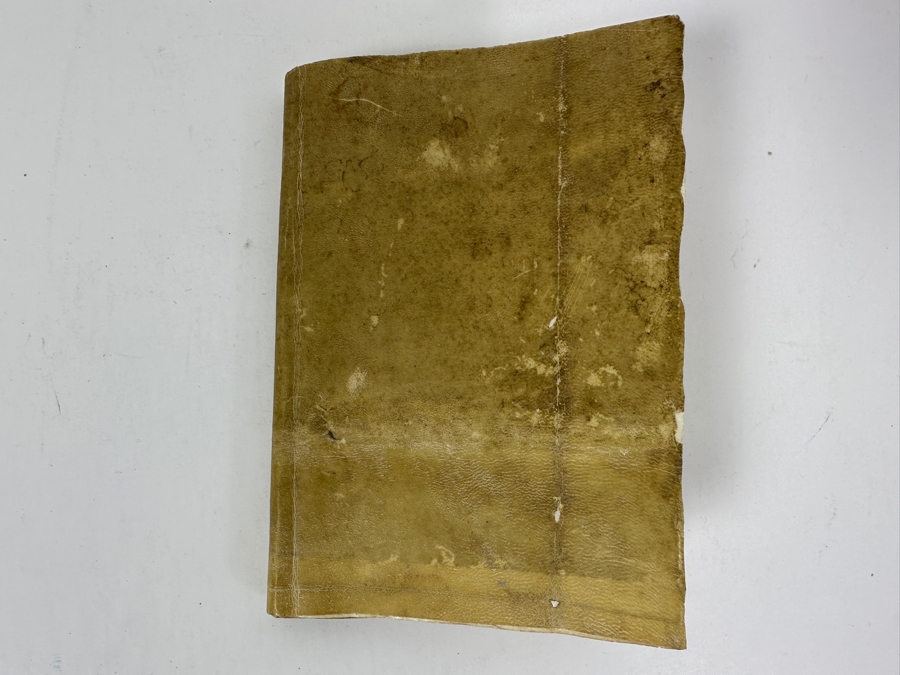 Antique 1559 Commedia Dell'arte Of Andrea Calmo / Michelangelo Buonarroti Letters Italy Purchased From Schilb Antiquarian Rare Books For $335 - See Photos For Description [Photo 2]