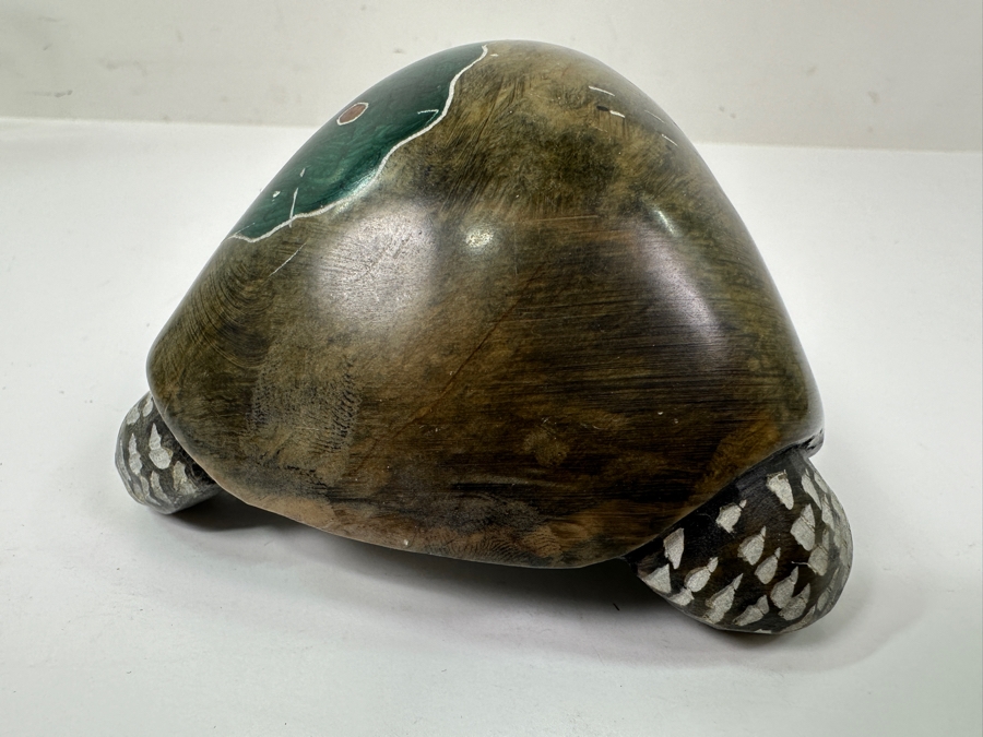 Hand Carved Stone Turtle Figurine 4.5'L [Photo 6]