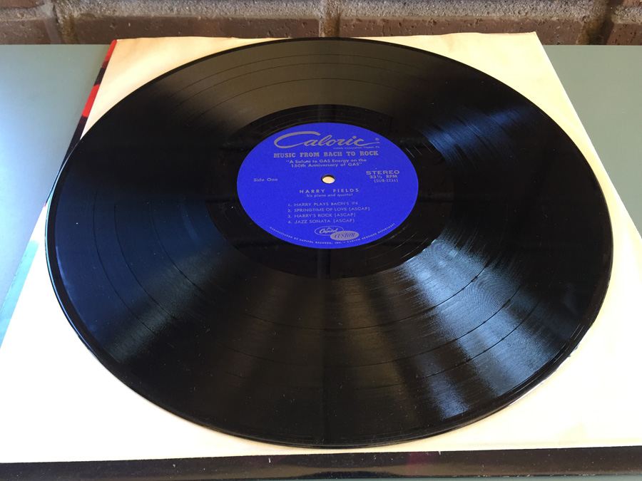 Harry Fields, His Piano And Quartet ‎- Music From Bach To Rock - Capitol Custom - SIGNED - A Salute to GAS Energy on the 150th Anniversay of GAS [Photo 6]