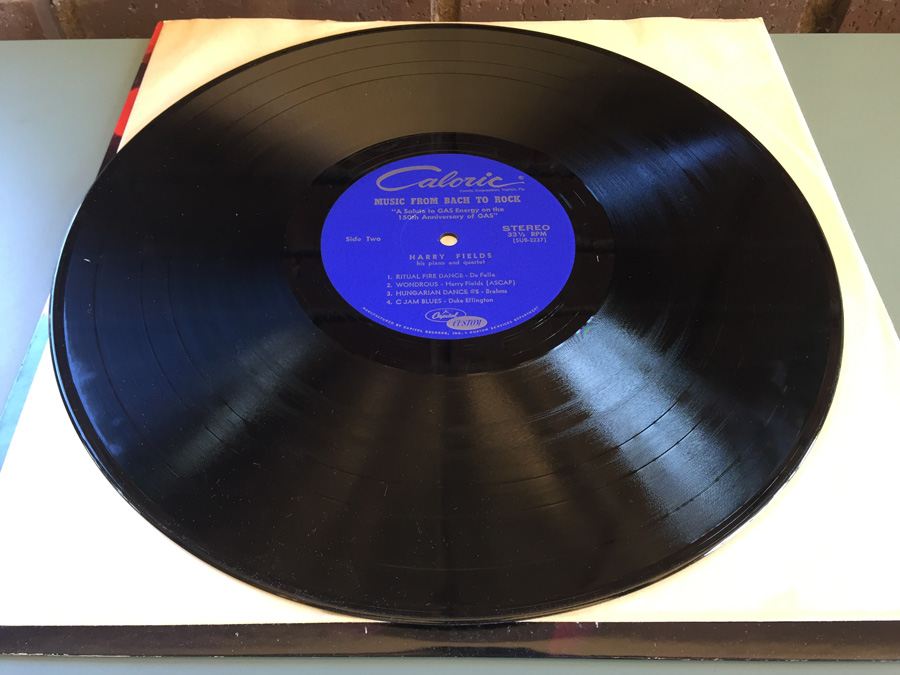 Harry Fields, His Piano And Quartet ‎- Music From Bach To Rock - Capitol Custom - SIGNED - A Salute to GAS Energy on the 150th Anniversay of GAS [Photo 8]