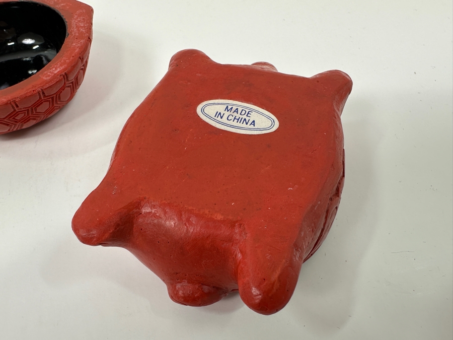 Chinese Red Turtle Box 3.5'L [Photo 6]