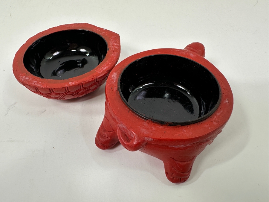 Chinese Red Turtle Box 3.5'L [Photo 5]