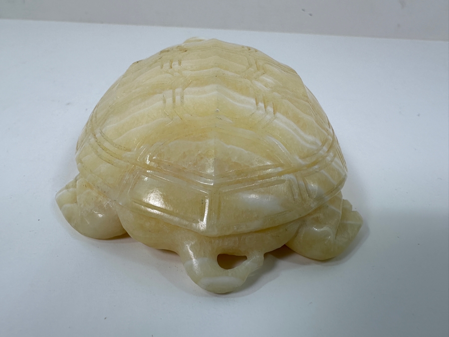 Hand Carved Stone Turtle Figurine 4.5'L [Photo 6]