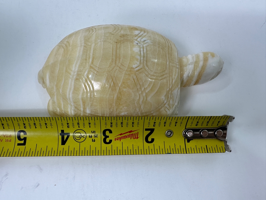 Hand Carved Stone Turtle Figurine 4.5'L [Photo 11]