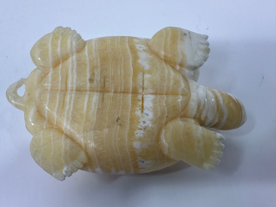 Hand Carved Stone Turtle Figurine 4.5'L [Photo 10]