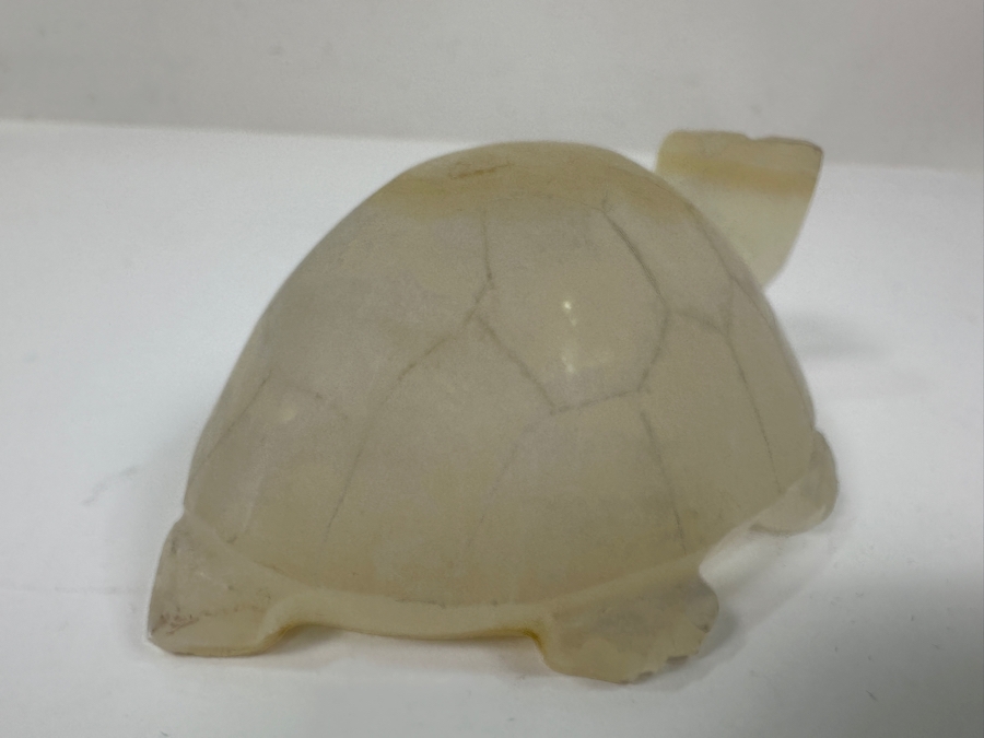 Hand Carved Stone Turtle Figurine 5.5'L [Photo 5]