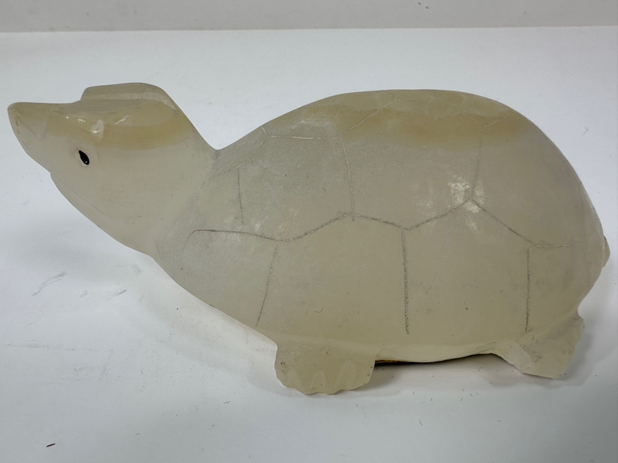 Hand Carved Stone Turtle Figurine 5.5'L [Photo 2]