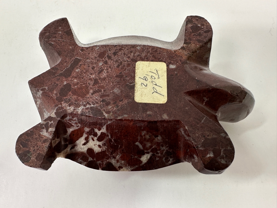 Hand Carved Stone Turtle Figurine 4'L [Photo 7]