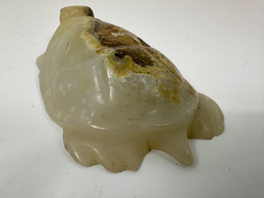 Hand Carved Stone Turtle Figurine 5.5'L [Photo 9]