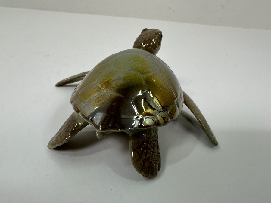 Hagen-Renaker California Ceramic Turtle Figurine 3'L [Photo 3]