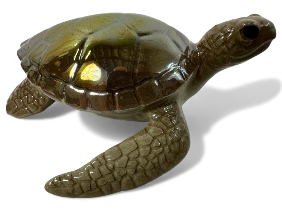 Hagen-Renaker California Ceramic Turtle Figurine 3'L