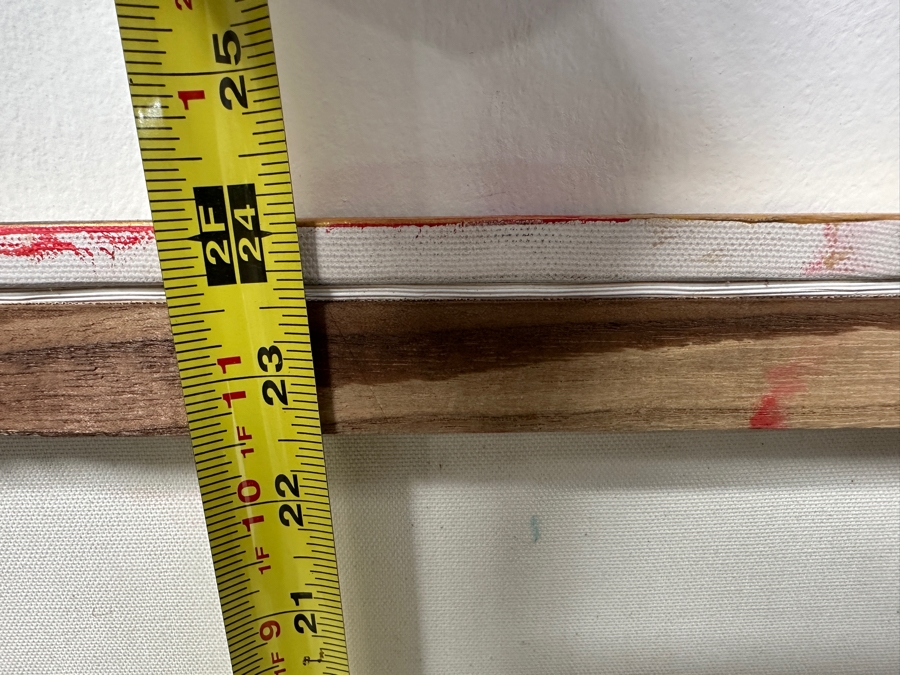 James Graca Original Abstract Oil Painting On Canvas Titled 'Perception Of Duality' 2006 24' X 24' [Photo 11]