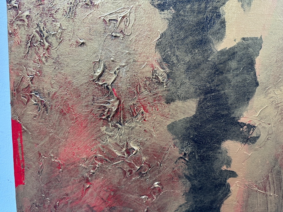 James Graca Original Abstract Oil Painting On Canvas Titled 'Perception Of Duality' 2006 24' X 24' [Photo 6]