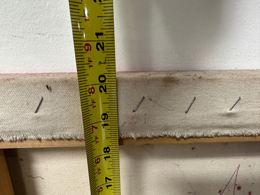 Amadea Bailey Original Abstract Oil Painting On Canvas Artist Signed Verso 20' X 20' [Photo 9]