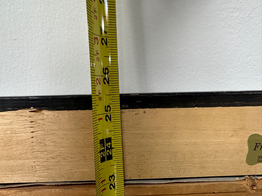 Vintage Original African Tribal Artwork On Canvas 24 X 20 Framed 29 X 25.5 [Photo 12]