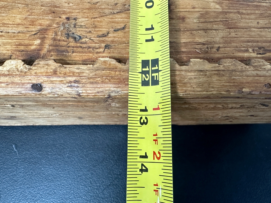 Primitive Antique Moroccan Wooden Box With Sliding Lid 18W X 12D X 7H [Photo 9]