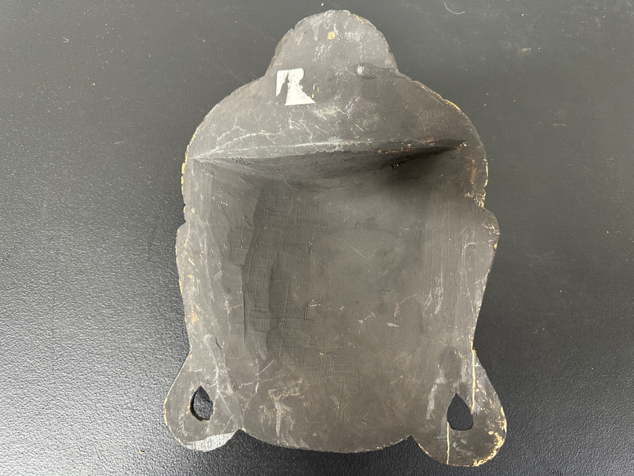 Handmade Wooden Buddha Head Mask 8W X 11.5H X 3D [Photo 2]