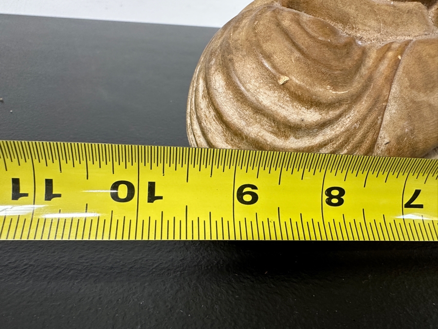 Hand Carved Wooden Buddha Statue 9.5'W X 7'D X 12'H [Photo 12]